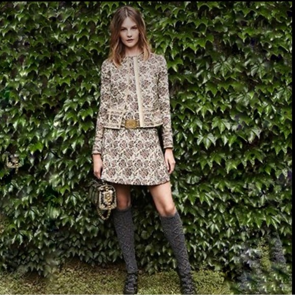 NWOT Tory Burch silk and Cotton Floral blazer size 6 - Picture 6 of 13